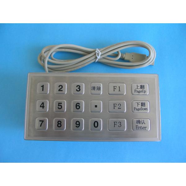 18 Keys Type Metal Numeric Keypad With Laser Engraved Button Design