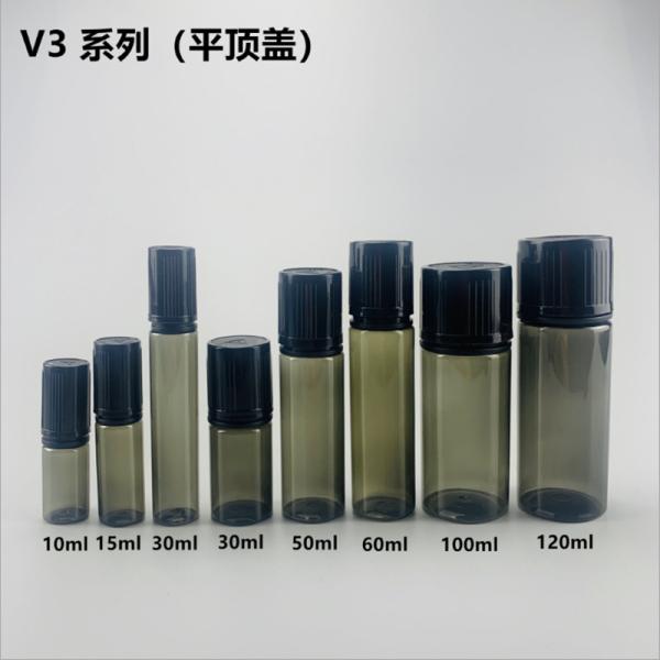 15ml 50ml 100ml 120ml Anti Theft Cap Container Plastic Bottle