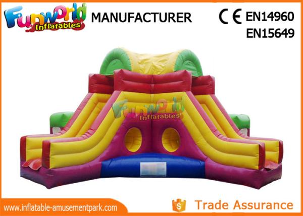 Buy Mega Obstacle Course Inflatable Amusement Park Playground / Inflatable Fun City at wholesale prices