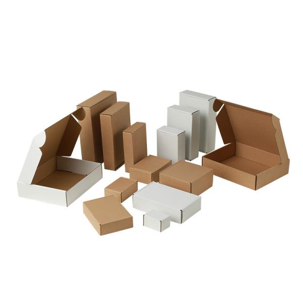 Corrugated Kraft Paper Packaging Box Recyclable For Collection