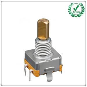 Quality waterproof rotary encoder switch incremental ec11 encoders rotary metal shaft for sale