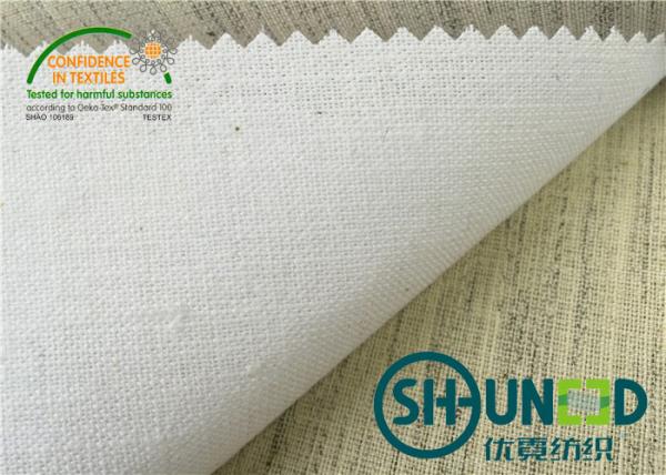 Buy Class Suit Bonded Interlining , Bump Interlining Canvas Fabric at wholesale prices
