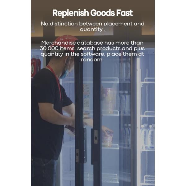 Minimal Hardware AI Vending Machine For Products W66*D68*H198cm