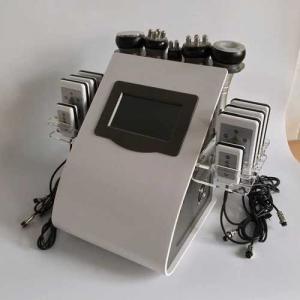 Quality rf probe Touch Screen Laser Lipo Cavitation Machine Frequency 5MHz 100KPA Pressure for sale