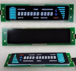 Quality TN HTN Blue HT1621 Controller Monochrome Seven Segment LCD Screen Display Module for sale