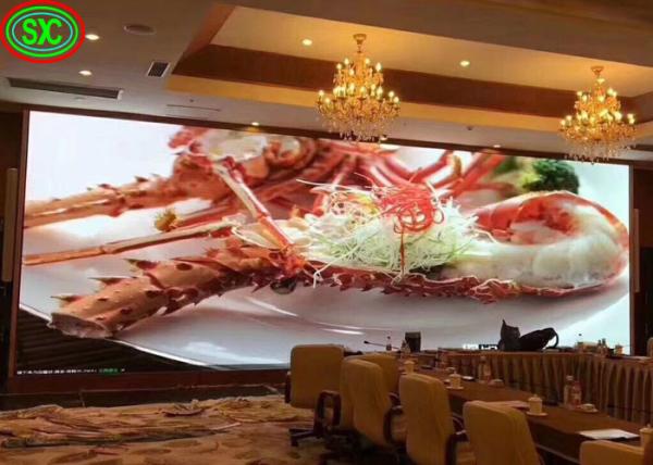 Buy HD P3 Indoor Full Color Led Display Customized Flexible Over 1300 Cd Brightness at wholesale prices
