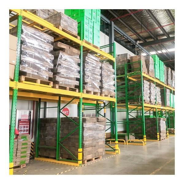 Buy HHT Push Back Pallet Racking  1-2 Pallet Width  For Industry Storage at wholesale prices