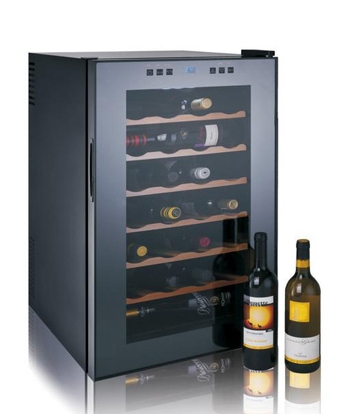 28 Bottles 70L Wine Cooler Single Zone (Thermoelectric Wine Cooler Wine Cellar)