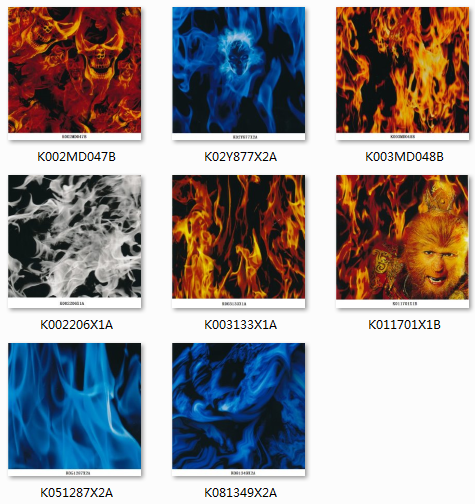 50cm 80cm 100cm Width Flame T PVA Water Transfer Film