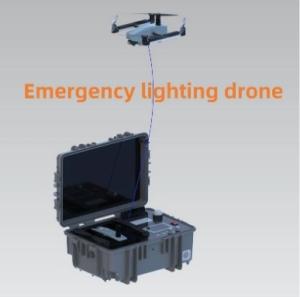 China Lighting MYUAV Drone by Tether Cable Supply Power Continuously 24 Hours for Emergency Lighting on sale