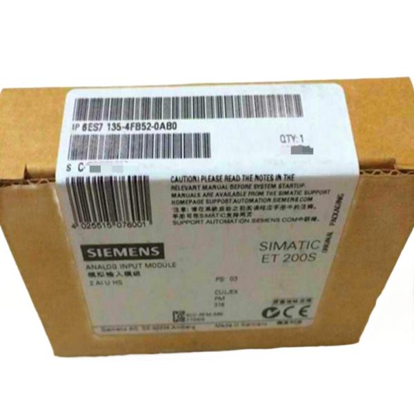 SIEMENS 6ES7135-4FB52-0AB0 SIMATIC DP, ELECTRONICS MODULE FOR ET 200S, 2 AO U HIGH SPEED, 15 MM WIDTH, +/-10 V, +/-5 V