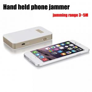 Quality 1.5W Short Range Handheld Cell Phone Jammer , Personal Cell Phone Blocker Device for sale