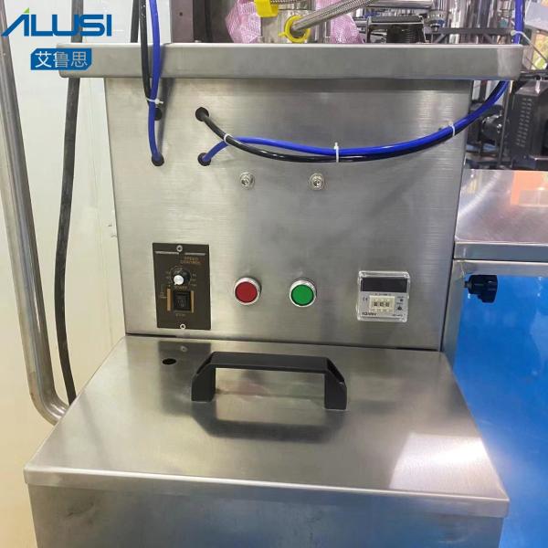 Semi - Automatic Constant Temperature Liquid Filling Machine Vertical Paste Liquid Heating Mixing Filler