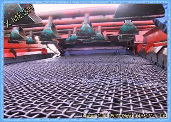 Mining Vibrating Screen Mesh Manganese Steel And Polyurethane Material