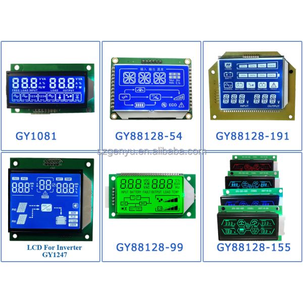 LCD Polarizer Transmissive/Transflective/Reflective Custom Monochrome 7 Segment LCD Dot Matrix COB Display Module Board