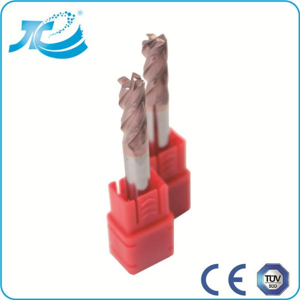 CNC Cutting Tools Corner Radius End Mill , 4 Flute End Mill