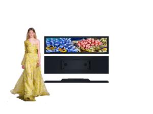 Quality Supermarket Shelf Edge LCD Display Multi Language Stretched LCD Screen Advertising Display for sale