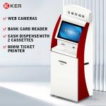 New design banking bill payment bank queue interactive display Self Service