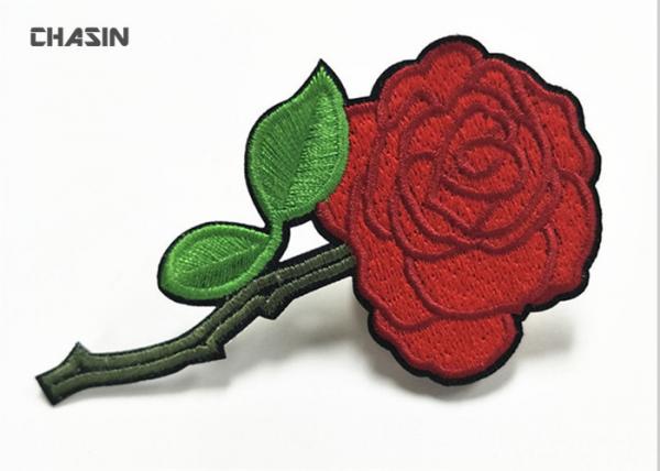 Buy OEM 10cm Width Flower Rose Applique Patches For Woman 'S Clothes at wholesale prices