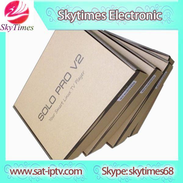 Buy Enigma2 vu solo pro v2 Linux DVBS2 Receiver free iptv Cccam iptv digital set top box at wholesale prices