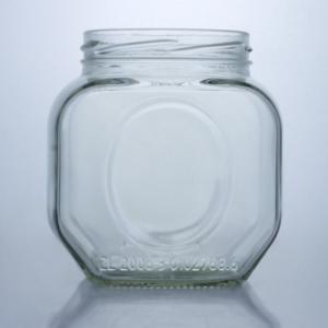 Quality 600ml Glass Food Jar for Honey Chili Sauce Convenient and Stylish Aluminum Lid for sale