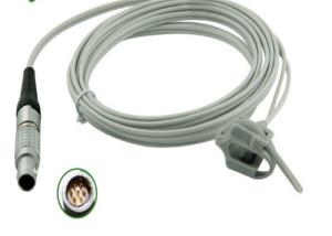 Quality Invivo Reusable Spo2 Sensors Pulse Oximeter 9383 With Metal Connector for sale