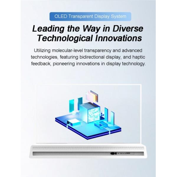 Ultra Thin Transparent OLED Display Monitor HD Clear See Through Digital Oled Panel
