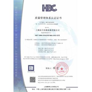 Shanghai Ru Tian Packaging Equipment Co., Ltd Certifications
