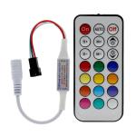 21 Keys Mini RF Remote Controller , Magic Color Controller For LED 2811 2812