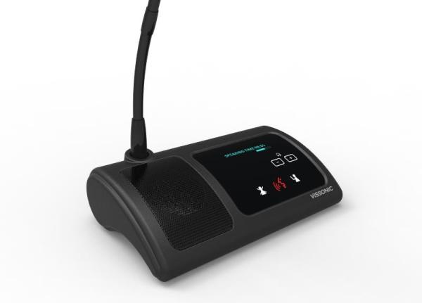 Touchable Interface Button Boardroom Microphone System Full Digital Signal