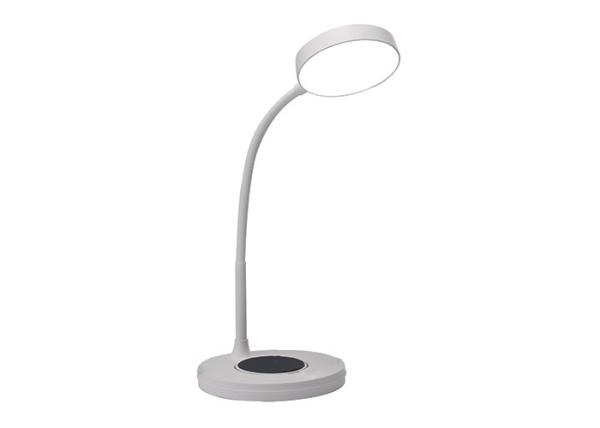 Buy rechargeable Wireless LED Table Lamp gooseneck table lamp with usb charging port at wholesale prices