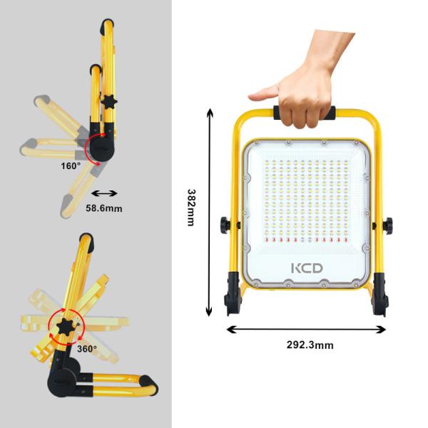 Multi Function 20 W 40 W 12v Portable LED Work Light Replaceable Color Match