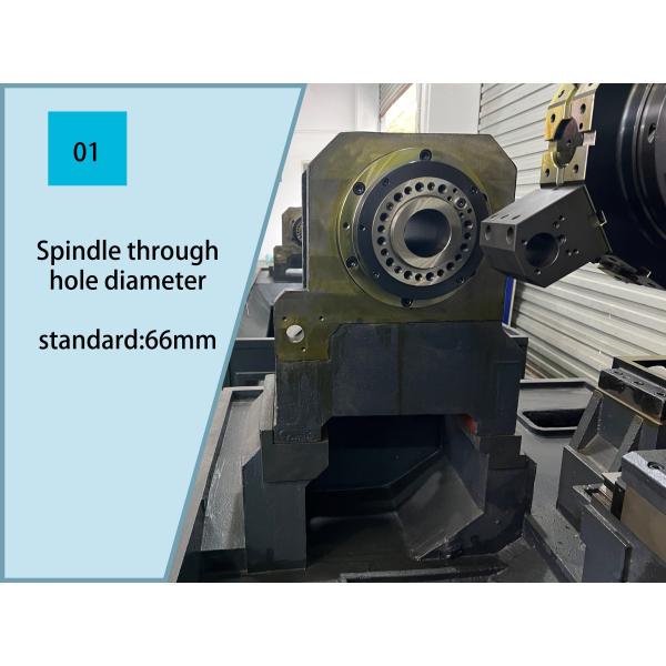 High Rigidity 5052S Slant Bed CNC Lathe Machine For Metal Machining 500mm Turning