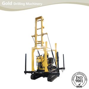 Quality Hydraulic oil pressure feed crawler drilling rig water well for sale