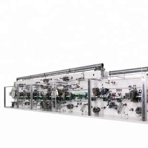 Factory Supply sanitary pad making machine napkin machine price with Longitudinal Folding System