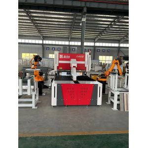 CNC Panel Bender With Robot Arm Automation Bending Center CE