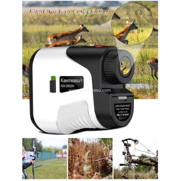 kaemeasu Hunting Rangefinder Golfing Shooting Telescope Angle Measuring Range Finder D600