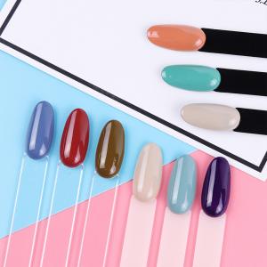 Quality Round Head Nail Care Tools Acrylic Fake Nail Customized Size For Display Nail Polish Chart for sale
