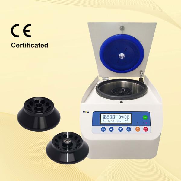 Adjustable Speed Range 0-16500rpm High Speed Centrifuge with Angle and Capillary Rotors 340*260*220mm