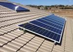 Custom Triangle Flat Roof Solar Racking For Conrete Rooftop
