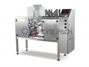 Quality Stand Up Pouch Packaging Machine Food Tea Candy With Suction Nozzle Zipper for sale