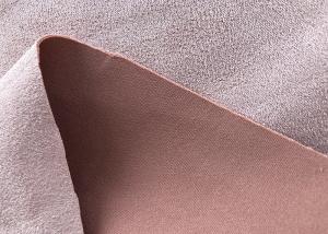 China Plain Dyed Micro Suede Polyester Fabric For Winter Jacket on sale