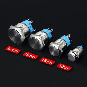 Quality 16mm Cut-out Size Lighting Push Button Switch with 1A Current Rating for Customizable Lighting Solutions for sale
