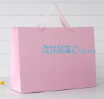 Very Strong & Luxury Paper Gift/Carrier Bag Pack of 50,Apparel Handle Paper