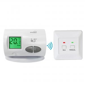 China Omron Relay 868Mhz Wireless Room Heating Thermostat For  Office on sale