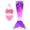 Buy cheap Polyester And Spandex Mermaid Tails For Swimming , Grils Swimmable Bathing Suit from wholesalers