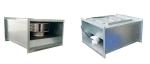 Low Noise Rectangular Inline Duct Fan / Industrial Rectangular Exhaust Fan