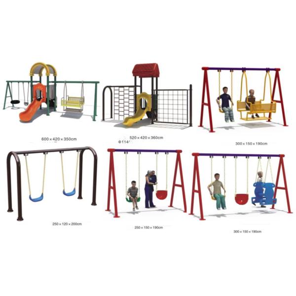 Outdoor Inclusive Swing Wood Children Playground Equipment 500kg Children Swing Chair
