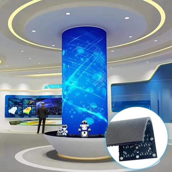 P1.25-P5 Indoor Flexible LED Module , Led Display Module Board With Control System