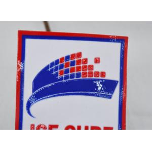 China 5 Colorway Down Jacket 0.4mm Silicone Labels On Woven Fabric on sale